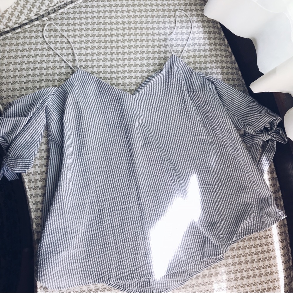 UO kimchi blue off the shoulder top